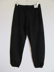 LazyPants Drawstring Full Length High Rise Fleece Jogger-Black- Size 2XL-NWT