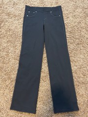 Eddie Bauer womens XS black stretch athletic leisure hiking pants