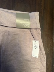 GapFit Brushed Tech Jersey Jogger Pants Purple M Women’s Elastic Waist Pockets