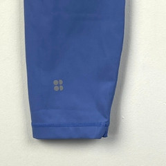 Sweaty Betty POWER Womens S 7/8th Cropped Workout Leggings Pocket Blue