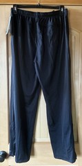 NWT Womens Xersion Black Pull On Fitted Pants Zip at Ankles L