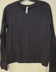 Athleta NWOT Women’s Momentum Seamless Shimmer 100% Nylon Top #466570 Sz Medium