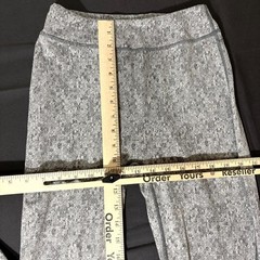 Gymshark Legging Womens Medium Gray Geometric Nylon Stretch Mid Rise High Waist