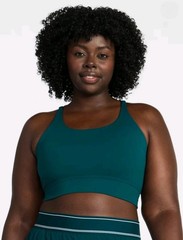 Avia Women’s Strappy Longline Bra Emerald Forest Medium Support Various Sizes