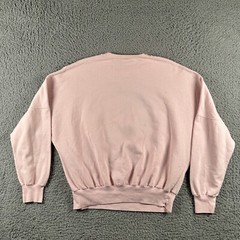 Vintage Mickey Mouse Disney Sweatshirt Crewneck OS Pink Made In Usa Cartoon 80s