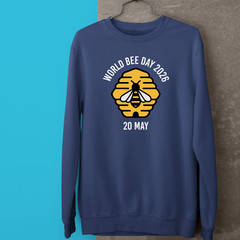 World Bee Day 2026 Sweatshirt Cute Cartoon Bumble Bee Honey Novelty Gift