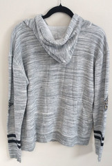 UNIVERSAL STUDIOS Graphic Hoodie XL Metallic Gold Stars Pullover Ringer Sleeve