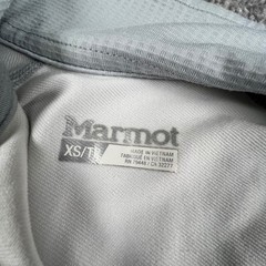 Marmot Womens C55780 1/4 Zip Pullover White Gray Activewear XS Hike Camp Run