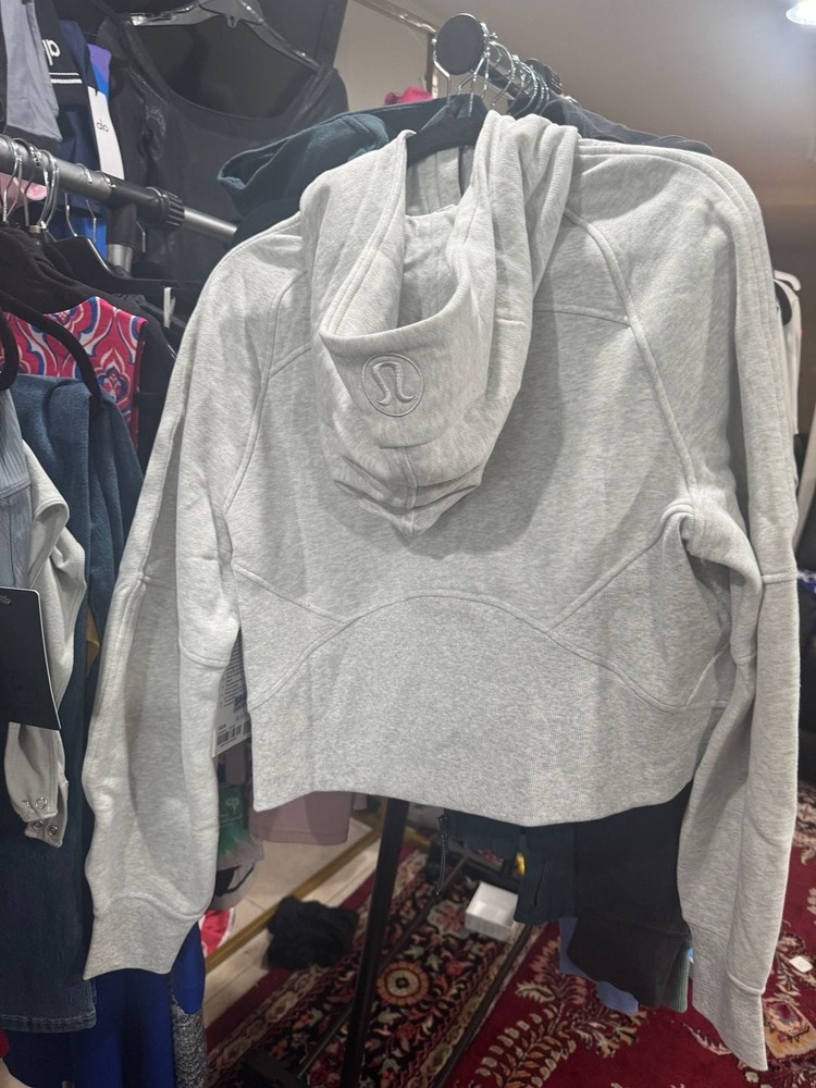 Lululemon Scuba Oversized Half-Zip Hoodie in Heathered Core Ultra Light Grey