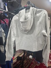 Lululemon Scuba Oversized Half-Zip Hoodie in Heathered Core Ultra Light Grey