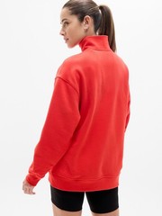 ATHLETA Forever Fleece 1/4 Zip Sweatshirt NWT – SMALL Cardinal #891664
