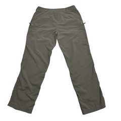 ExOfficio Pants Women 6 Gray Roll Tab 100% Nylon Lightweight Outdoor Gorpcore