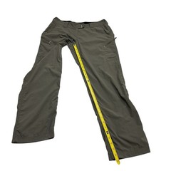 ExOfficio Pants Women 6 Gray Roll Tab 100% Nylon Lightweight Outdoor Gorpcore
