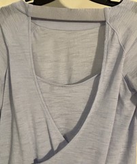 Athleta Surplice Old Money Athleisure Quiet Luxury Coastal Open Back Size XS