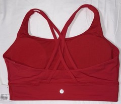 NWT✨LULULEMON✨SIZE 12✨ENERGY LONGLINE BRA B-D✨AUTHENTIC✨OXFORD RED✨#1 SELLER