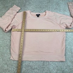 Paige Daytona Sweatshirt Peach Blooming Dahlia Womens Large