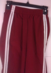 No Boundaries Sparkling Merlot Side Snap Track Pants Size XS(0-2) – New
