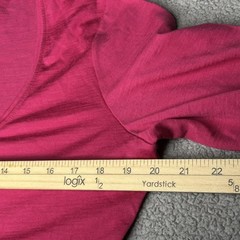 Icebreaker Nature 200 Shirt Womens XL Pink Haven Scoop Base Layer Merino Wool