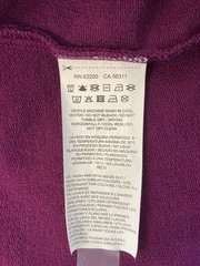 Puma Womens Transition Crop Hoodie Purple 1/4 Zip Pullover Sweatshirt Activewear
