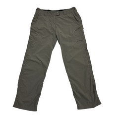 ExOfficio Pants Women 6 Gray Roll Tab 100% Nylon Lightweight Outdoor Gorpcore