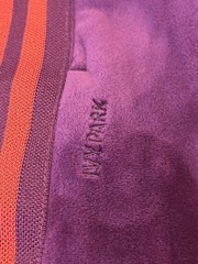 Adidas Ivy Park velour track pants size M Beyoncé Line maroon red
