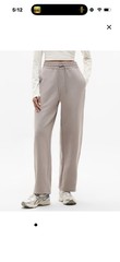 Athleta Forever fleece mid rise barrel pant- Medium M Mortar Mushroom – nwt