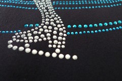 Ice Figure Skating Dress Practice Pants Trousers Leggings w/Rhinestone R251