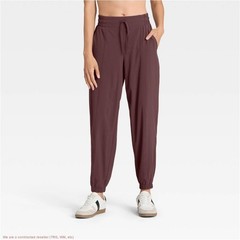 Women’s Active Light Mid-Rise Joggers – All In Motion Brown XXL *SEE DEAL!!!*