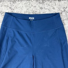 Duluth Trading Co Leggings Womens XS Blue Ankle Stretch Nylon Spandex Pockets