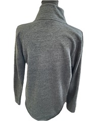 PINK Victoria’s Secret Gray Blue 1/4 Zip Sweatshirt Womens XS Extra Small