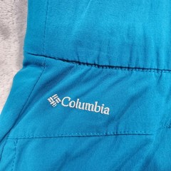 Columbia Skort Womens XL Blue Omni-Shield Ruched Lined Hiking Stretch Athletic