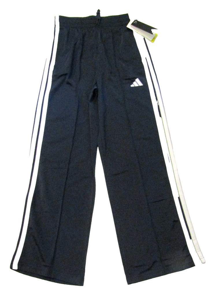 ADIDAS OH Tricot Wide Tack Pants Aurink Blue White 3 Stripes Sz M Womens NWT