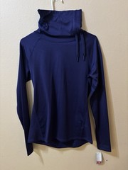 NWT Womens Layer 8 Athletic Performance Top Long Sleeve Purple Size M Quick Dry