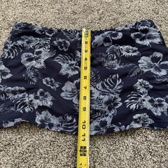 Tommy Bahama Floral Swim Skort Navy White Size Medium