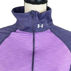 Under Armour Medium 1/2 Zip Pullover Top Fitted ColdGear Stretch Long Sleeve