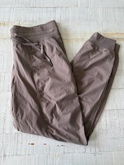 Lululemon Dance Studio Mid Rise Jogger Pants size 10 Taupetastic Full Length