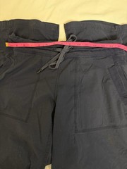Lululemon Dance Studio Pants Unlined Navy Blue Drawstring Athletic Yoga 10 Good