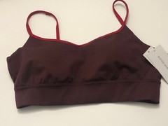 THRIVE SOCIETE WOMENS Sweetheart Red Dahlia Bra Size XL