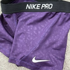 Nike Pro Women’s Purple Compression Shorts Size S Dri-FIT Training Workout
