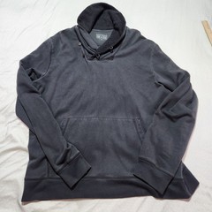 Converse One Star Sweatshirt Womens XL Gray Henley Balloon Sleeve Pullover