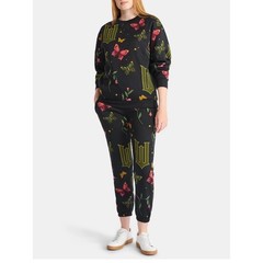 Wicked Graphic Print Sweatshirt Sweatpants Joggers Set NWT Women’s Large