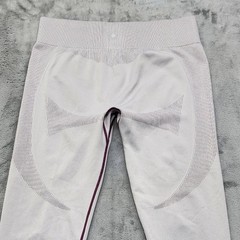 Cali Sport Leggings Womens 1XL/2XL Gray Purple High Rise Seamless Contour Ankle