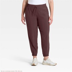 Women’s Active Light Mid-Rise Joggers – All In Motion Brown XXL *SEE DEAL!!!*