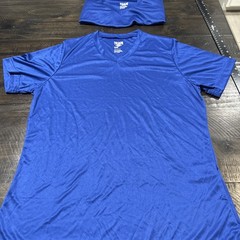 Set Of 3 XL And 2 Large Team 365 Zone Performance T Shirt Ladies Royal Blue