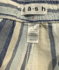 Da-sh Women’s Shorts Washable Linen Rayon Size Large Comfort Waist NEW