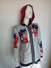 SPORTALM multicoloured full zip hoodie size 38/M