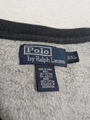 Polo Ralph Lauren Men’s 2XL Gray Sweater Shoulder Zip Acrylic Blend