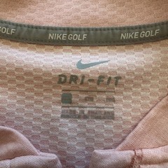 Women’s Lot of 2 Nike Golf Zip Up Polo Shirts Size XXL Coral & Teal Green