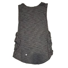 Lululemon Var-City Muscle Tank Side Criss Cross Tank – Heather Grey