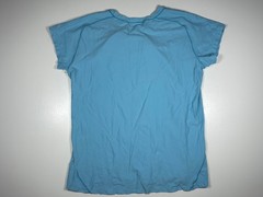 Columbia Omni Wick T Shirt Women XL Blue Nylon Cap Sleeve Hiking Outdoor